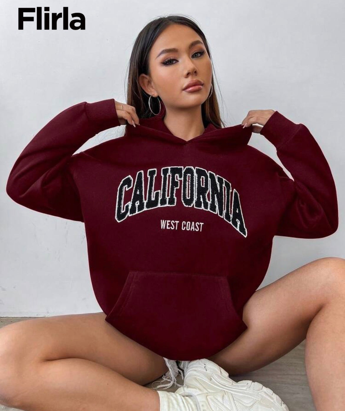 California Embroidered Hoodie