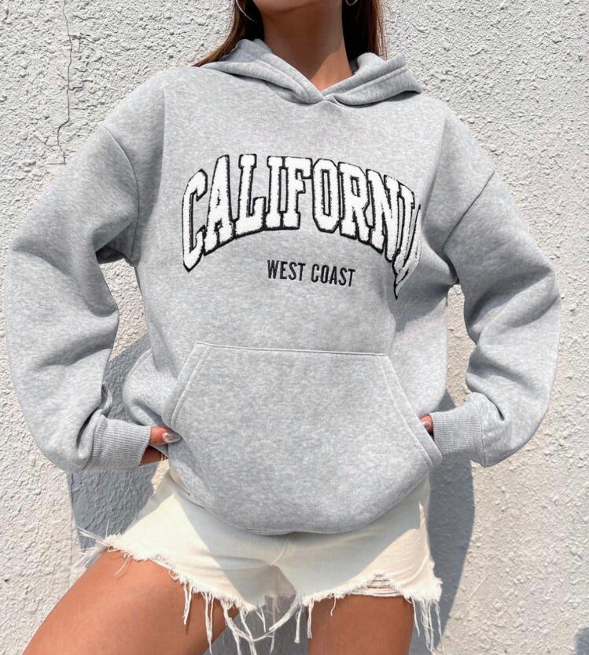 California Embroidered Hoodie